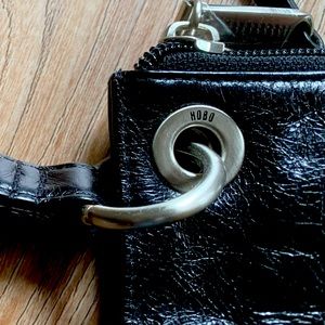 HOBO NWT Vintage Vida Clutch Wristlet Black *check out lining!*
